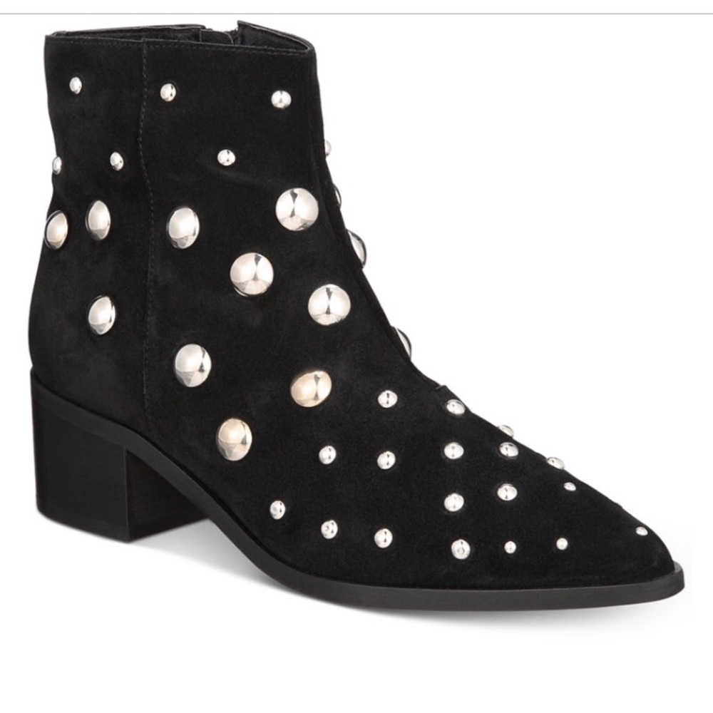 Kenneth Cole studded suede boots